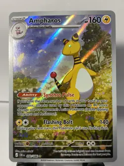 Pokemon TCG Ampharos Illustration Rare Chaos Rising 090/086 Nm - Image 1