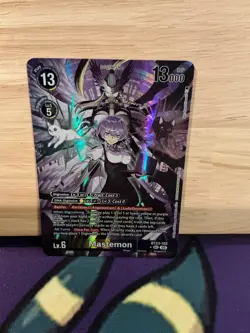 Mastemon Secret Rare [BT23-102] (Alternate Art) [Hackers Slumber] Foil Near Mint - Image 1