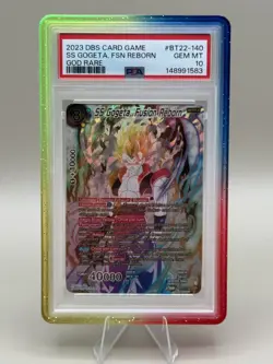 2023 GOD RARE #BT22-140 SS GOGETA, FUSION REBORN PSA 10 - Image 1