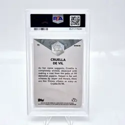 2023 Disney Topps Chrome Cruella De Vil #90 PSA 10 Refractor 1st Edition - Image 2