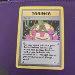 Pokemon TCG Recall Card 116/132 Gym Heroes Regular Uncommon Trainer - Image 1