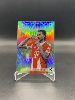 2025-26 Topps Chrome UEFA Club Michael Olise Silenced Refractor #SHH-7 Bayern - Image 1