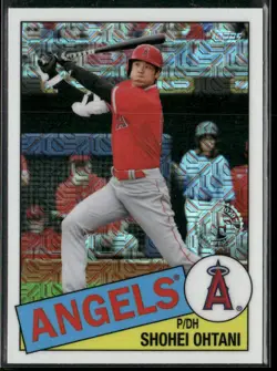 2020 Topps Update #CPC-7 Shohei Ohtani 1985 Topps Chrome Silver Pack - Image 1
