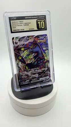 2021 Pokemon Eevee Heroes Japanese #048/069 Umbreon Vmax Holo CGC 10 PRISTINE - Image 2