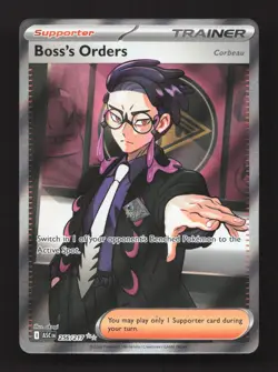 Boss's Orders [Corbeau] 256/217 Ultra Rare Ascended Heroes Pokemon Near Mint - Image 1