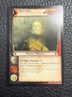 Dead Ones. Lord of The Rings Trading Card Game. - Image 1
