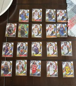 Topps Chrome Cosmic 2023-24 NBA 19-Card Lot Shai Maxey Edwards Brunson - Image 1