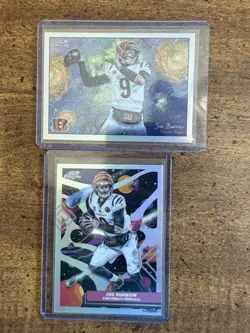 2025 Topps Cosmic Chrome - Stars in the Night Joe Burrow With Cosmic Refractor - Image 1