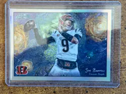 2025 Topps Cosmic Chrome - Stars in the Night Joe Burrow With Cosmic Refractor - Image 2