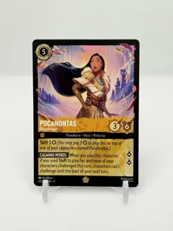 Disney Lorcana Winterspell Pocahontas Peacekeeper Legendary Non-Foil 22/204 - Image 1