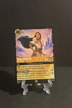 Disney Lorcana TCG Winterspell Pocahontas Peacekeeper Legendary Non Foil 22/204 - Image 3