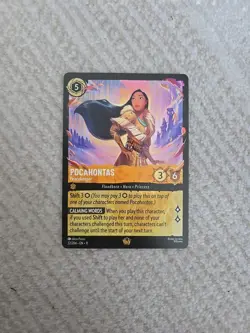 Disney Lorcana TCG Winterspell Pocahontas Peacekeeper Legendary Non Foil 22/204 - Image 1