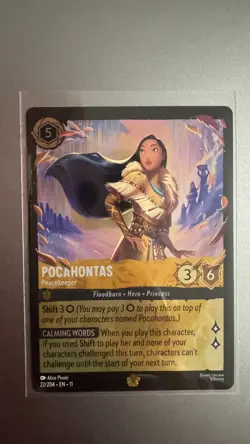 Pocahontas - Peacekeeper - 22/204 - Legendary - EN11 - Disney Lorcana - Image 1