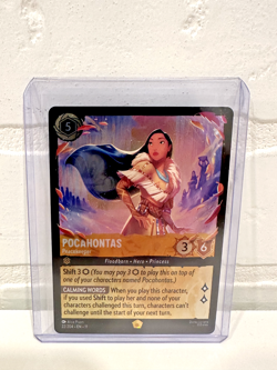 Pocahontas Peacekeeper 22/204 - Disney Lorcana Winterspell - Legendary Foil NM - Image 1