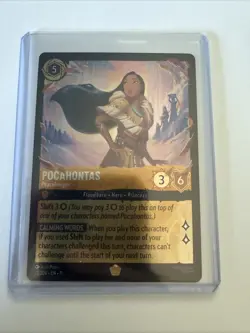 Pocahontas Peacekeeper 22/204 - Disney Lorcana Winterspell - Legendary Foil NM - Image 1