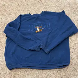 Vintage Tigger Sweater Blue The Disney Store Pullover Crewneck Adult Large - Image 1