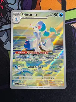 Primarina 088/084 Pitch Black Illustration Rare Holo English Pokemon TCG - Image 1