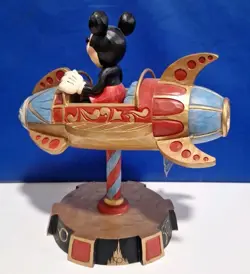 Walt Disney World 50th Jim Shore Mickey Mouse on Astro Orbiter Figurine NIB - Image 4