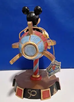Walt Disney World 50th Jim Shore Mickey Mouse on Astro Orbiter Figurine NIB - Image 5
