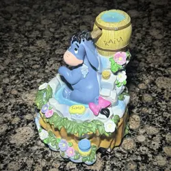Vintage Disney Eeyore Musical Water Fountain Based Winnie The Pooh Tested Works - Image 2