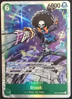 Foil Brook OP15-032 Super Rare Adventure on Kami's Island Near Mint - Image 1