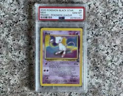 2000 POKEMON PROMO BLACK STAR POKEMON LEAGUE #8 MEW PSA 10 - Image 1
