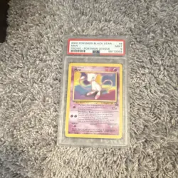 Pokemon TCG Mew #8 Pokemon League Promo Black Star PSA 9 English 2000 - Image 1