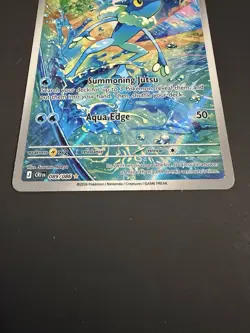 🐸💥Frogadier Pokemon TCG Chaos Rising Full Art Holo 089/086 illustration rare. - Image 4