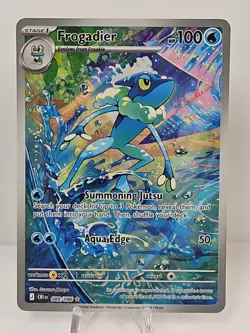 Pokemon TCG Chaos Rising Frogadier 089/086 Illustration Rare Full Art Holo - Image 1