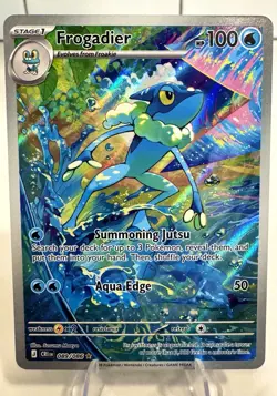Pokemon TCG Frogadier Illustration Rare Full Art Holo 089/086 Chaos Rising EN - Image 1