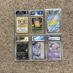 Lot of 6 Pokemon TCG Graded Card Bundle 3xACE 1xUCG 1xCGC 1xGet graded See Pics! - Image 1