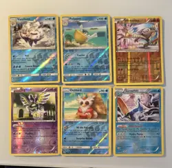 Pokemon TCG 36-Card Lot English Reverse Holo Foil Mixed Singles Steam Siege - Image 1
