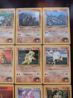 Pokemon TCG Gym Heroes Brock 17 Card lot (Brock Bundle) Non-foil - Image 3