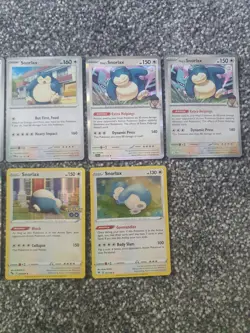 Pokemon TCG Snorlax Card Lot 9 Cards For a Snorlax Collector!!! - Image 4