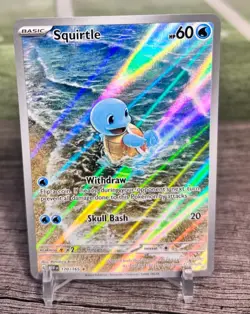 Squirtle 170/165 Sv: Scarlet & Violet 151 Holo Illustration Rare - Image 1