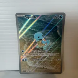 Squirtle Holo Illustration Rare SV: Scarlet & Violet 151 170/165 NM - Image 1