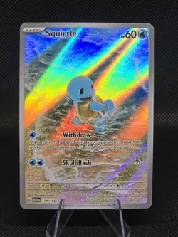 Squirtle 170/165 SV: Scarlet & Violet 151 Illustration Rare Holo - Image 1