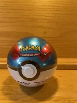Pokemon TCG D20 PokeBall, 2020 RARE, Great Ball Tin, NEW Sealed Dented - Image 1