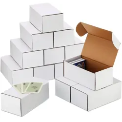 400 Count Trading Card Storage Box Cardboard Baseball Card Storage Box Collec... - Image 1