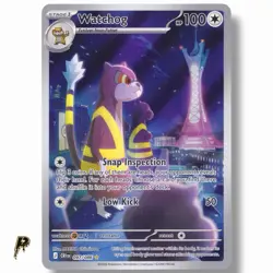 2026 Pokemon Chaos Rising Watchdog 097/086 Illustration Rare Holo NM - Image 1