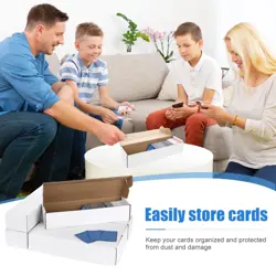 800 Count Storage Box Card Holders for Trading Cards Sports Note Collector Bo... - Image 3
