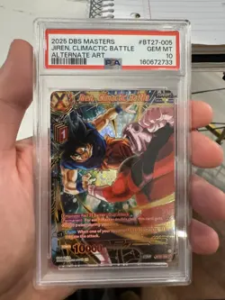 Dragon Ball Super History of Z Jiren Climactic Battle Alt Art BT27 PSA 10 - Image 1