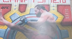 2022 Panini Donruss UFC Craftsmen GOLD JORGE MASVIDAL #02/10 - Image 2
