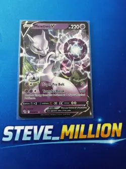 Pokemon TCG Mewtwo v Holo Card 030/078 Ultra Rare - Image 1