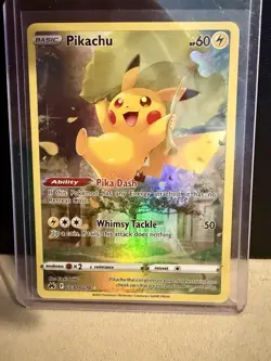 Pikachu GG30/GG70 Crown Zenith Galarian Gallery Secret Rare Pokemon Card NM - Image 1
