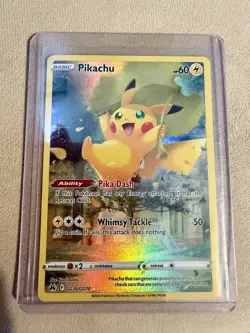 Pikachu GG30/GG70 Crown Zenith Galarian Gallery Secret Rare Pokemon Card NM - Image 2