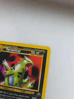 Pokemon Card: Tyranitar 31/75 First edition Neo Discovery Non-Holo LP - Image 4