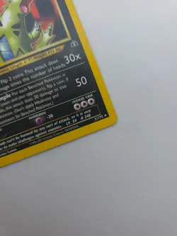Pokemon Card: Tyranitar 31/75 First edition Neo Discovery Non-Holo LP - Image 5