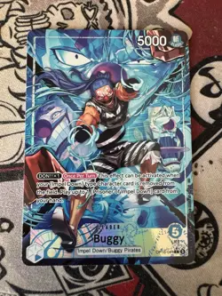 One Piece CCG Buggy OP16-041 Alt Art Leader - English - NM+ - Image 1