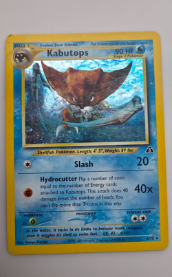 Pokemon Card: Kabutops 6/75 Neo Discovery Holo Rare MP 2001 - Image 1